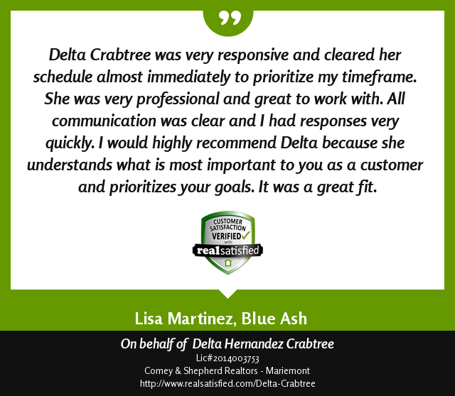 deltacrabtree's tweet photo. Who doesn't get excited about a happy client sharing their happiness? https://t.co/yaH7wYJWvu via @realsatisfied https://t.co/XdEovpCpFQ