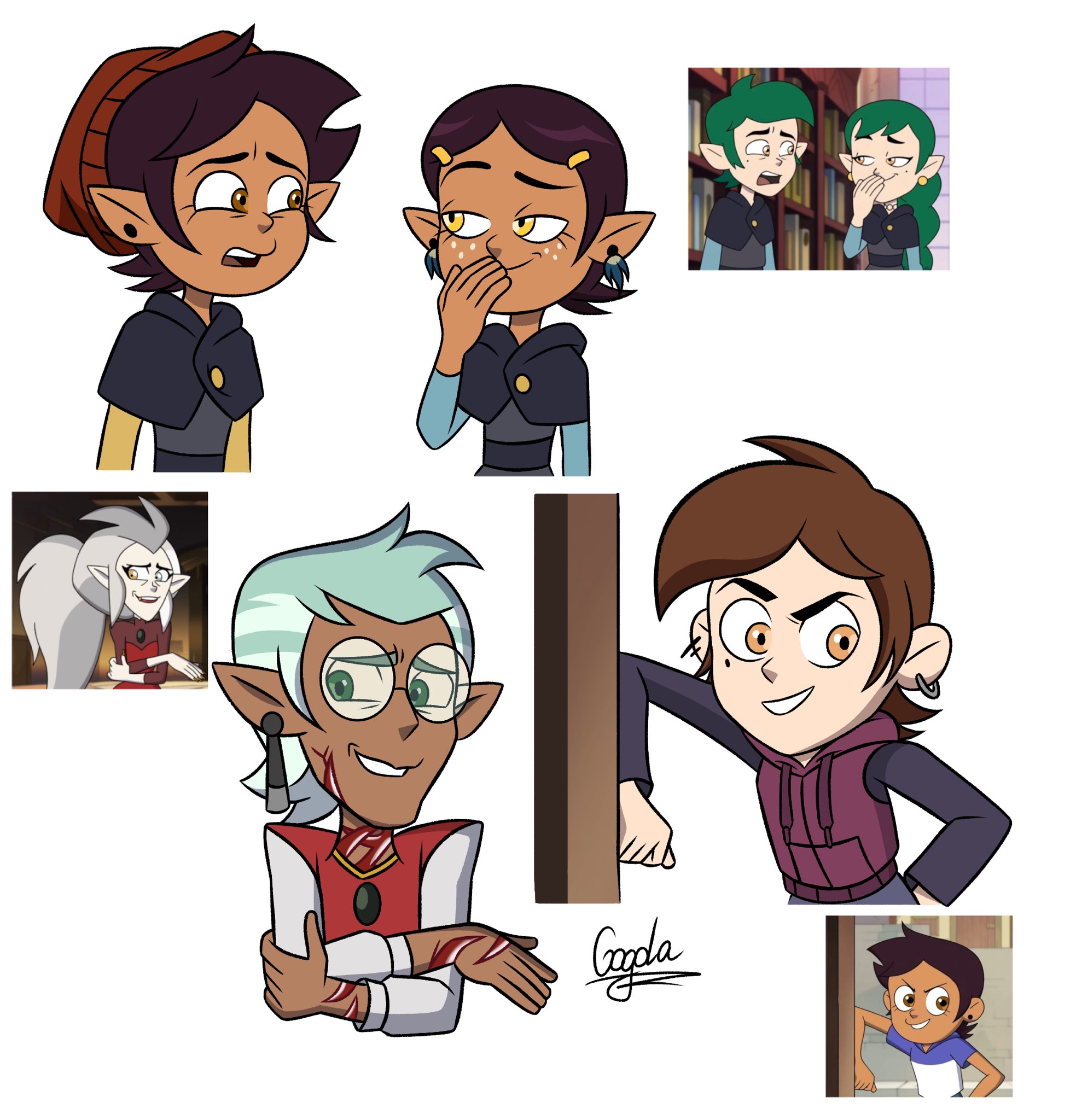 GogolaStar on Twitter "More of this Swap AU 🌞👌 theowlhouse toh https