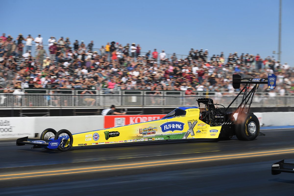 John Force Racing (@jfr_racing) on Twitter photo The #NHRACountdown, & points reset, couldn’t have come at a more opportune time for <a href="/BrittanyForce/">BrittanyForce</a> & <a href="/FlavRPac/">Flav-R-PAC Fruits & Vegetables</a>. Climbing to 2nd in points, 20 from lead, they have found the momentum they need for a championship season starting at the #ReadingNats.
Story: bit.ly/BFReading2021 The #NHRACountdown, & points reset, couldn’t have come at a more opportune time for <a href="/BrittanyForce/">BrittanyForce</a> & <a href="/FlavRPac/">Flav-R-PAC Fruits & Vegetables</a>. Climbing to 2nd in points, 20 from lead, they have found the momentum they need for a championship season starting at the #ReadingNats.
Story: bit.ly/BFReading2021