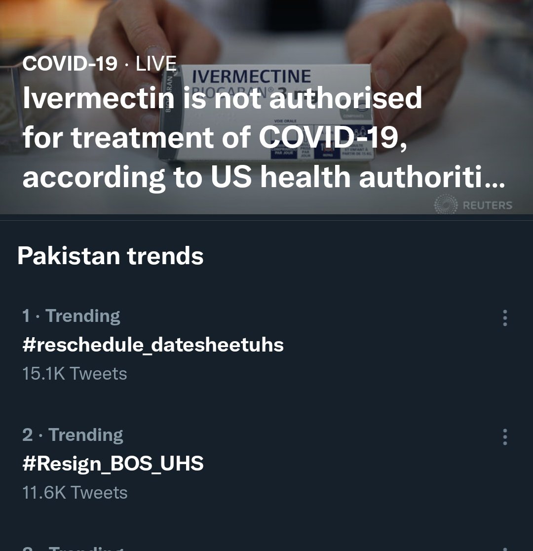 echh_enn_khalid's tweet photo. We're at top 
Keep it up guys
Engage your friends too 

#Resign_BOS_UHS 
#reschedule_datesheetuhs https://t.co/A3qlqqHuF9