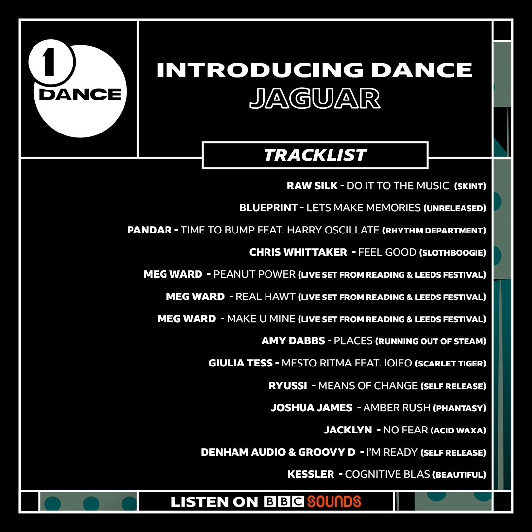 It's been so exciting building my tracklist for tonight. Can't wait to give these a spin 💜💚💙💛 which of these tracks are your current go to? 

Live in t-minus 1hr 🔥

🔊found.ee/BBCR1live
#BBCR1 #Letsgoooooo
