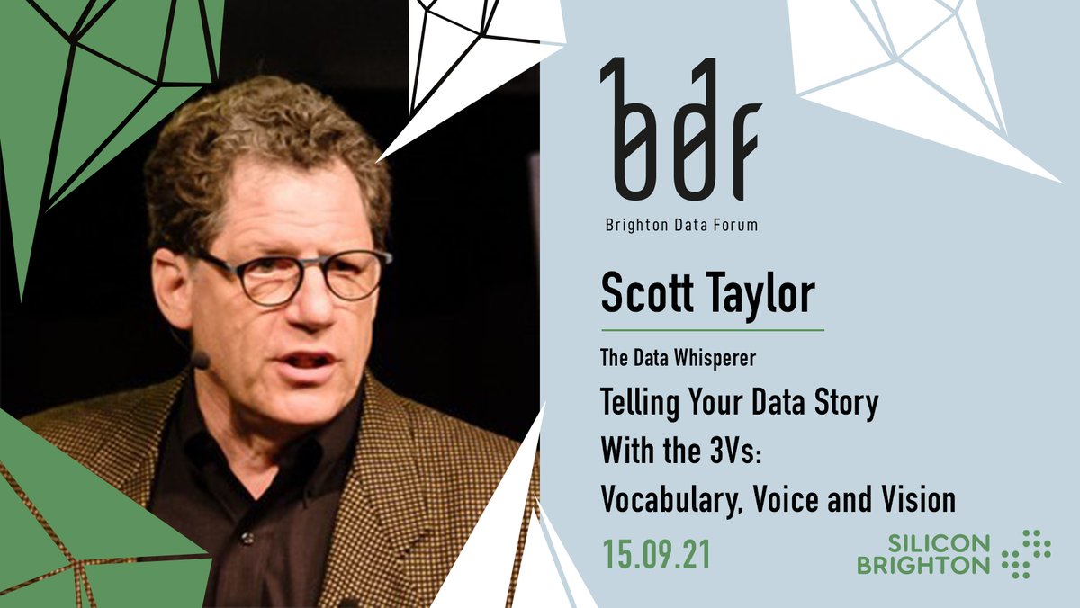 📊 How can you enlighten executives about the clear #strategic advantages that come with proper #data management?

🤫 At next weeks' Brighton Data Forum will be joined by the world-famous Scott Taylor (The Data Whisperer!).

🎟️ Join BDF online 4pm - 6pm: lnkd.in/eJYZ_ej6