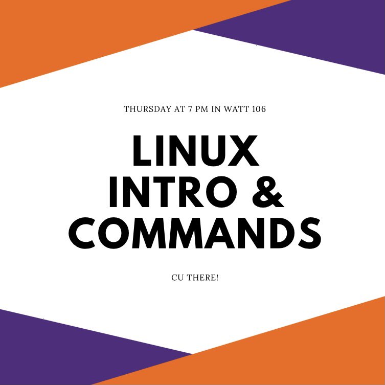 CU_Cyber's tweet image. Don’t forget about our weekly meeting tonight at 7!