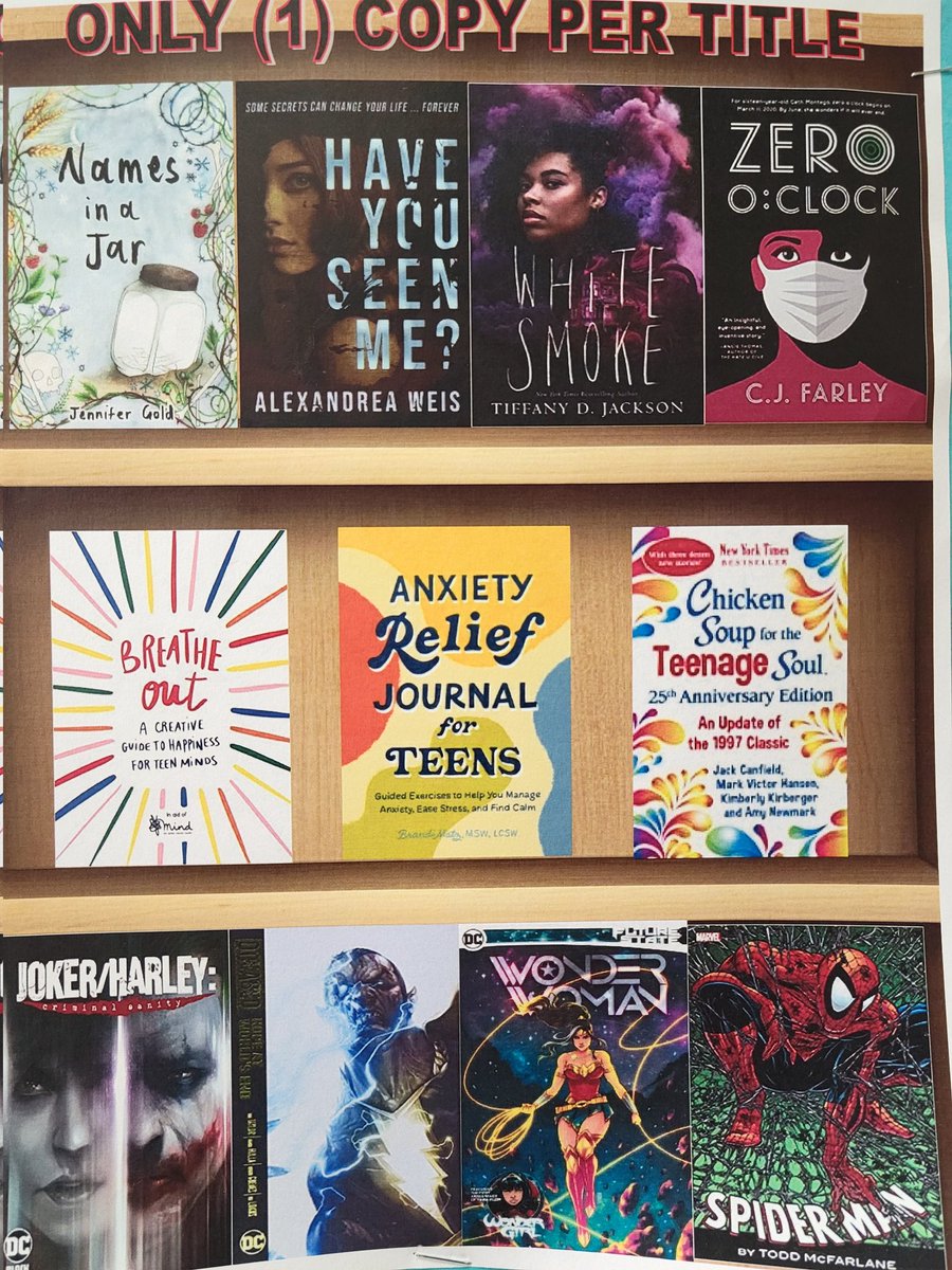 Bernie28312553's tweet photo. STEM and FAC Students
The book bundles are back! Students may choose up to 4 new titles. Email us your titles or come to the media center to sign up.
abritten@rich227.org 
bcorsaro@rich227.org 
@RichTownshipHS 
@stephenb1911 
@PrincipalVarn 
@DrJohnnieThomas https://t.co/cXSMShQrDd