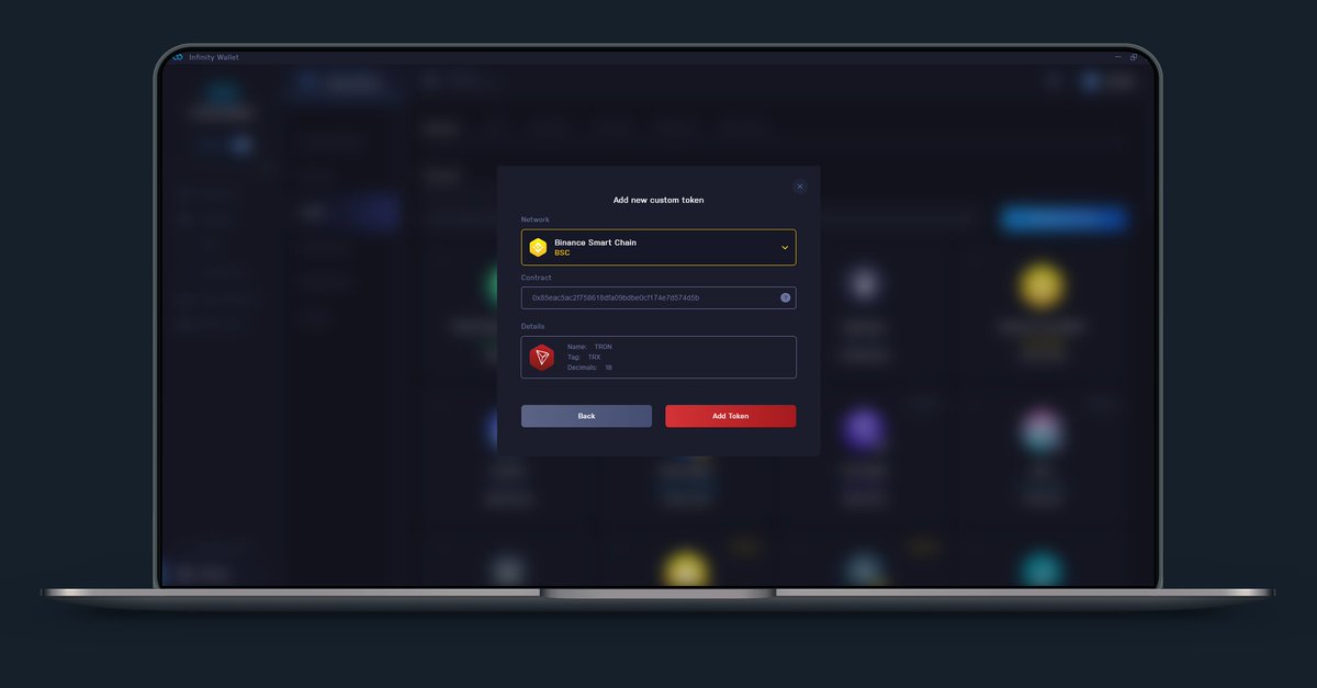 jonhygeee's tweet photo. Did you know you can now add CUSTOM TOKENS in
@InfinityWallet
for #ETH, #BSC, and #Polygon ?
Let me know which token will you add in your new wallet !
https://t.co/TdnCX5nI6i
#InfinityShots #MVBIII #Binance #CryptoWallet2021 https://t.co/ULA3ZGIbFc