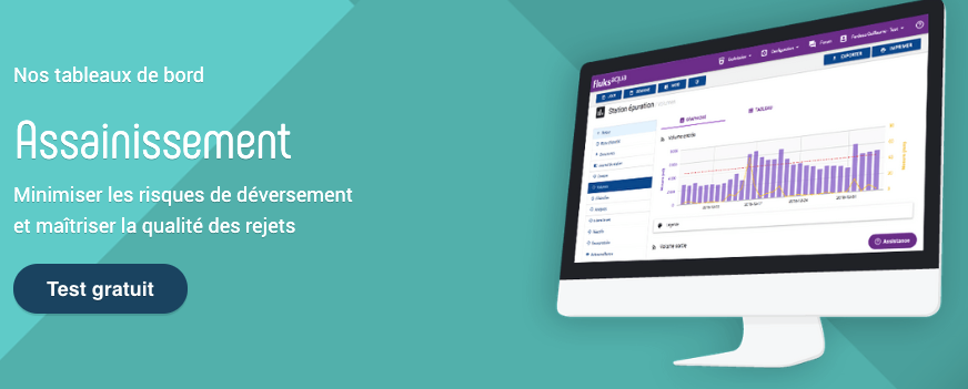 🗣️ #Exploitants #Assainissement: Gardez un 👁️ attentif sur vos #réseaux de #collecte 💦, facilitez vos reporting réglementaires et valorisez les multiples données de #télégestion ! RDV sur 👉  buff.ly/2DLR0uE
✨Test gratuit et sans engagement ✨