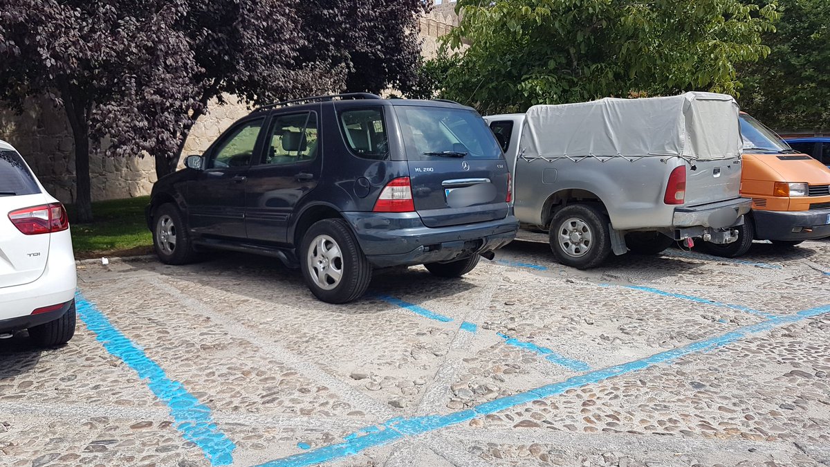 Hoy debe de ser el día de #aparcodondeycomomedalaganaymelasudanlosdemas