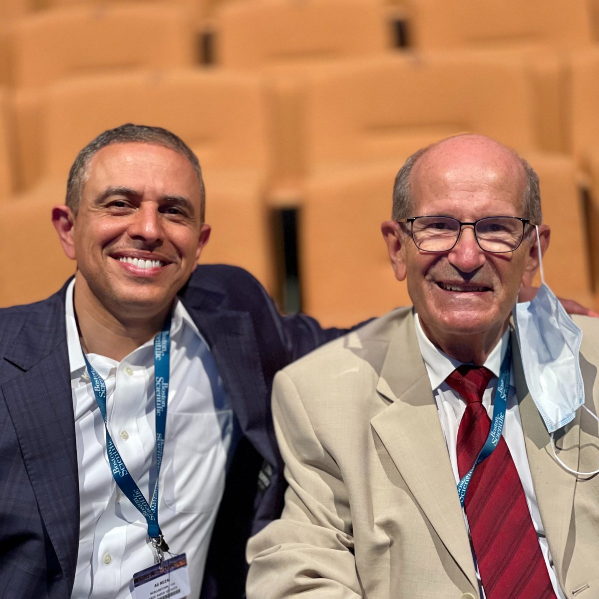 DoctorAliRezai's tweet image. Congratulations to Professor Benabid, who today received the #ESSFN Award for his pioneering contributions in #DBS.