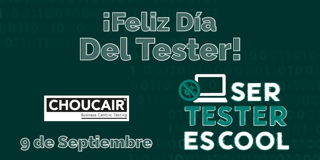 Nos sentimos orgullosos de nuestra labor, nos apasiona nuestra profesión y asumimos cada reto con toda la dedicación para alcanzar siempre los mejores resultados 🌎✨Hoy con gran alegría les decimos, #FelizDiaDelTester 🙌👍
#ProbamosUnMundoMejor #SerTesterEsCool