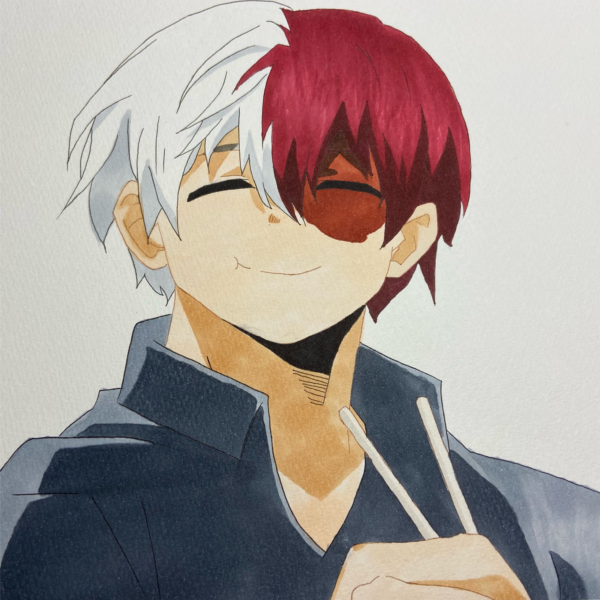 空嵐 あらん アランコンティ下僕 ヒロアカ轟焦凍かっこいいし笑顔が可愛すぎる ヒロアカ 轟焦凍 コピック コピックイラスト 模写 絵描きさんと繋がりたい ヒロアカ好きと繋がりたい T Co Wa4jfivz Twitter