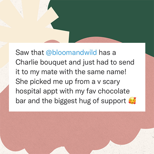 BloomandWild's tweet photo. RT and tell us below who the Charlie is in your life and we'll send them a Charlie bouquet 💐
We have 50 bouquets to giveaway so that we can help you #CareWildly for your favourites
Winner's will be contacted at 9:30am tomorrow (10th September) https://t.co/fs8lWaEqTa