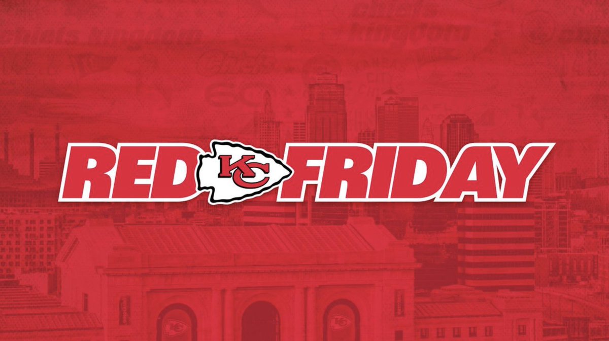Hey KCKPS, tomorrow is #RedFriday and you know what that means... red &amp; gold only. 😎

Submit your photos to us so that we can re-share. #KCKPSredefined  
<a href="/Chiefs/">Kansas City Chiefs</a>
