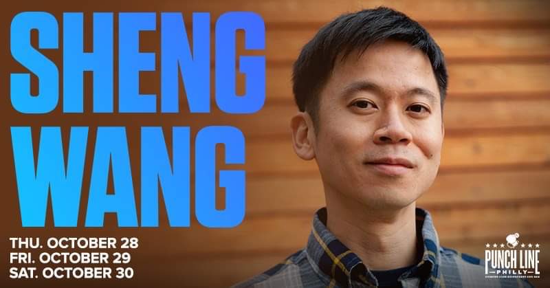 .@shengwangtime // 10/28-30 // on sale now 🎫 You may have seen Sheng open for @aliwong at @themetphilly in 2019. Don’t miss him headline our club this fall!