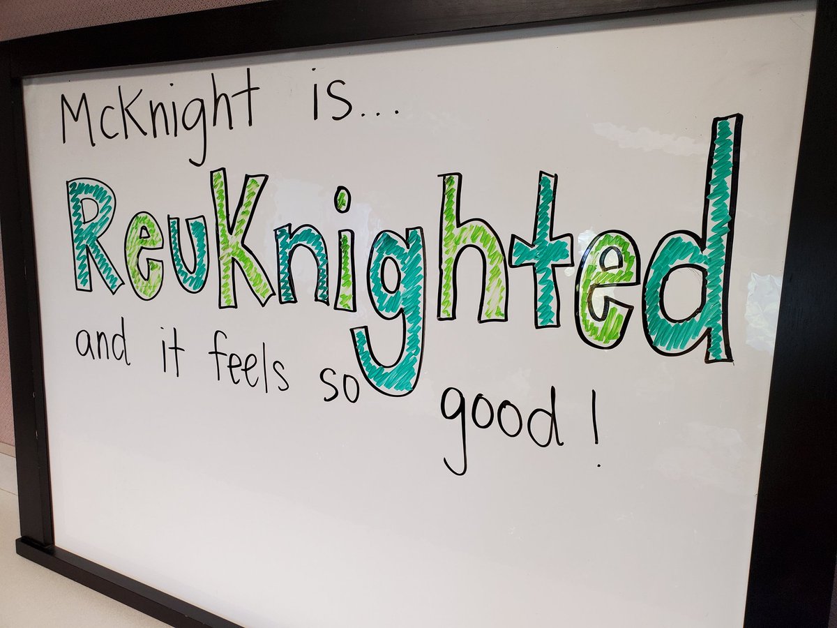 It has been a fantastic return to in person learning at McKnight Middle School.  We are proud to be @mmslancers! #rentonschools #uknighted #inpersonlearning