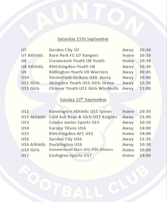 WGS can’t ruin it now😂!   

We are ready to go again…. Wishing all our boys and girls lots of fun for the season ahead! 

Kick off weekend is nearly here ⚽️