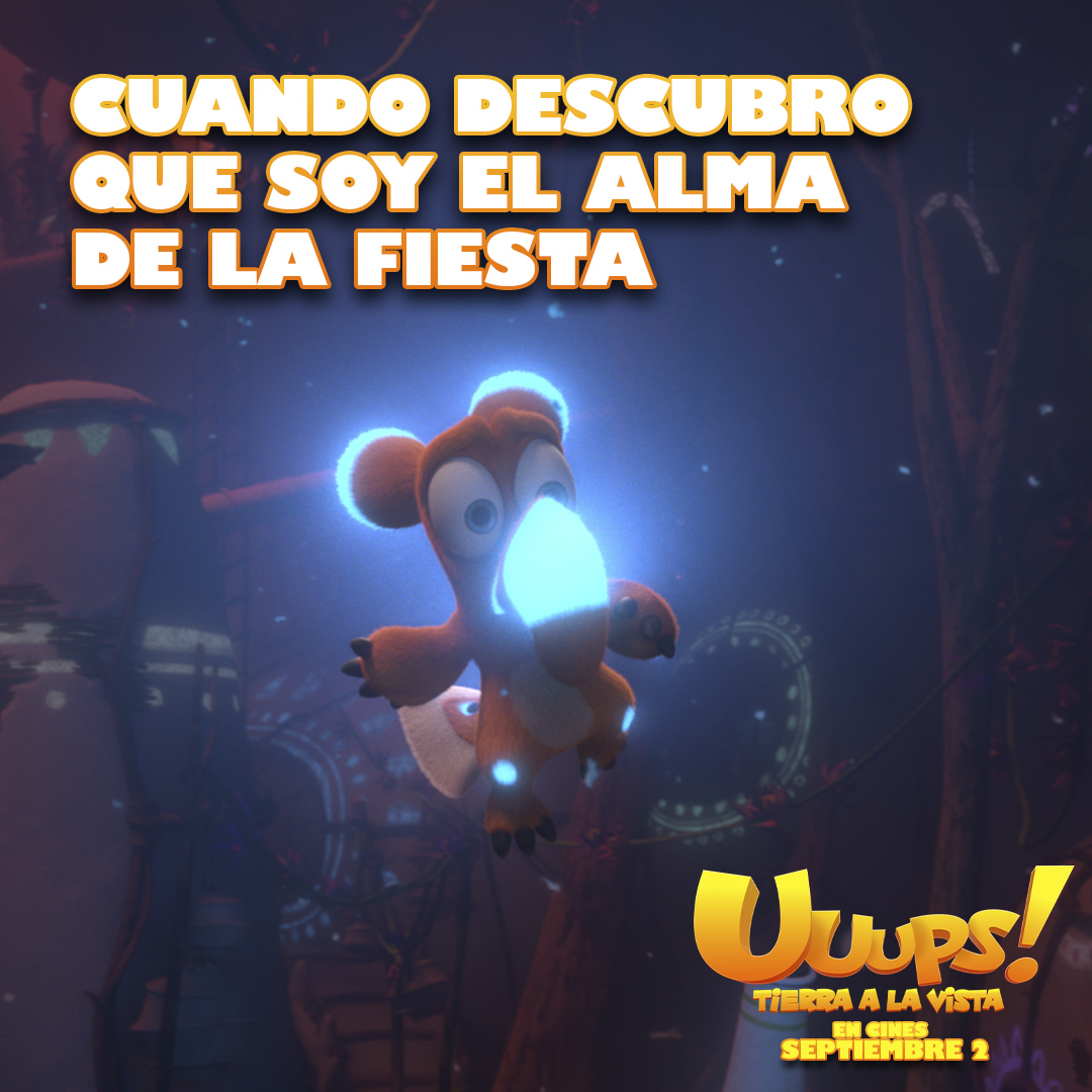 Cine_Colombia's tweet photo. ¡Ya casi es viernes y el cuerpo lo sabe!…💃🕺
 
Ven a nuestras salas a ver #Uuups! #TierraALaVista! 🏝🌋 Compra tus entradas 👉https://t.co/se78wPvyoC https://t.co/3ku320lpIl