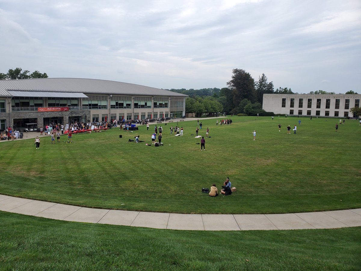 ArcadiaBound's tweet photo. Rock the Knight kicks off with games &amp; a DJ on Haber Green and ends with our students enjoying a food truck festival in Glenside!  A great (K)night for all! https://t.co/fEraLti8FW