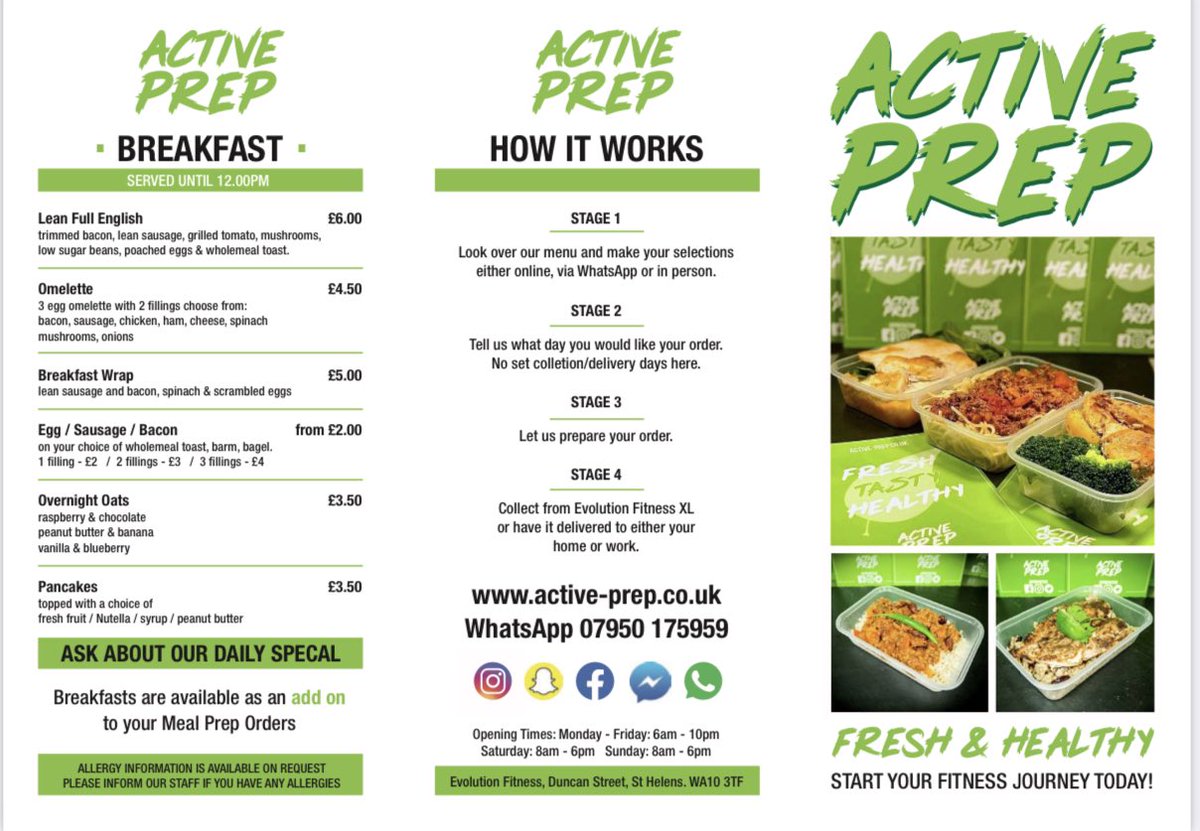 PrepActive's tweet image. Open from 9:30 - 18:00 on Friday .