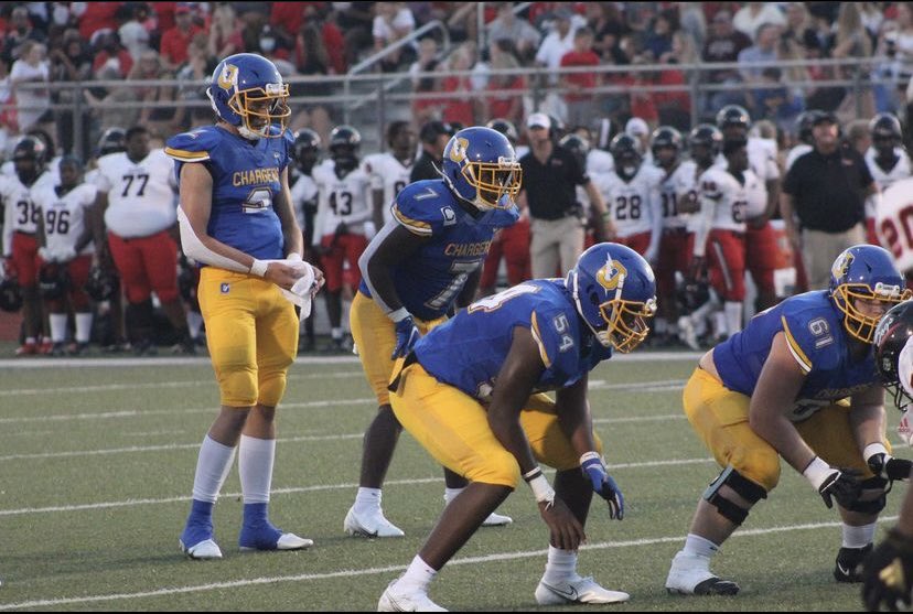 Ready to go to Battle with my Brothers! Big game against Ruston this Saturday! #chargerforlife