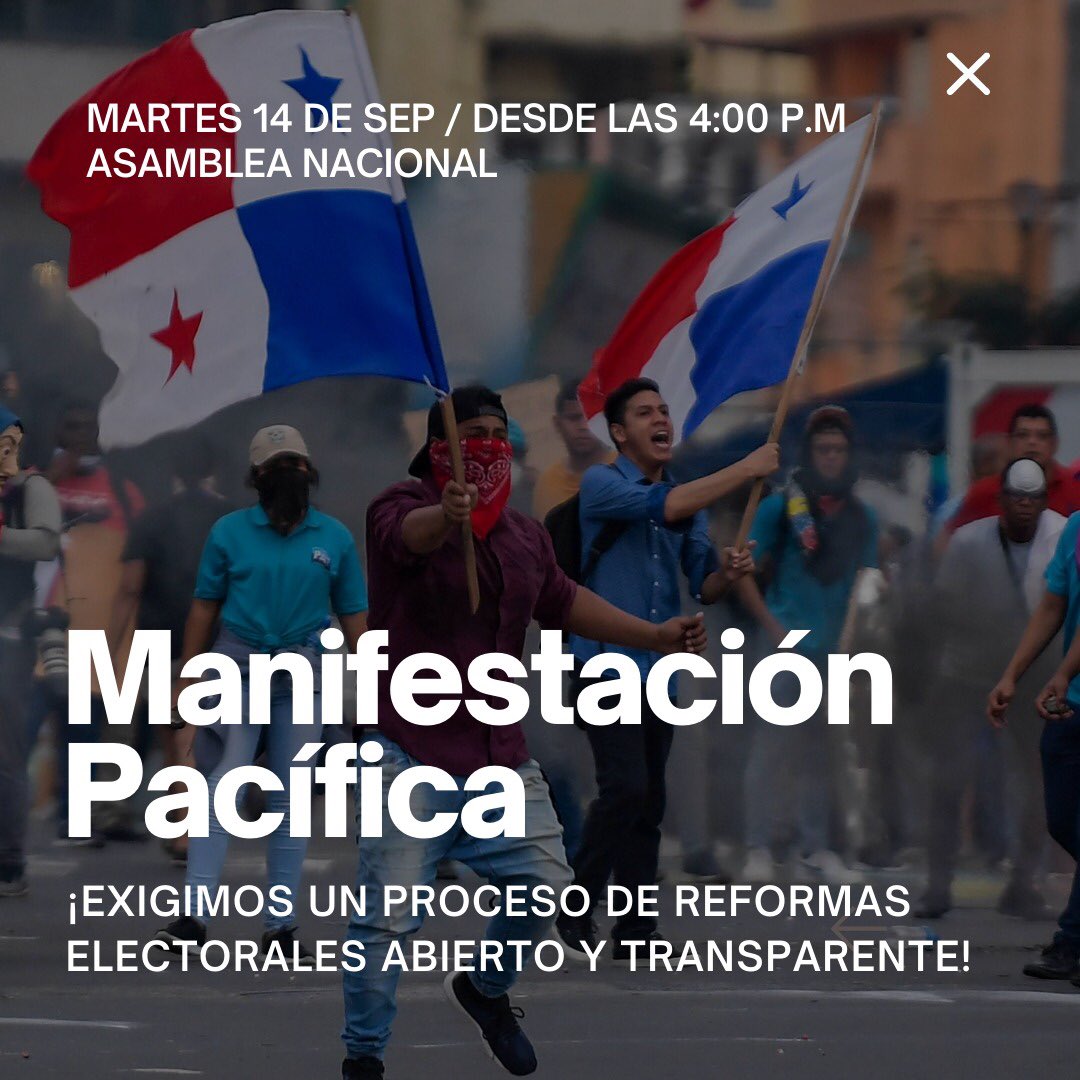 freddypitti's tweet photo. ¡Convocamos a todos los ciudadanos a esta jornada cívica! 

1. No al financiamiento por empresas condenadas 

2. No al fuero electoral

3. No a los acuerdos a puerta cerrada

El país demanda equidad, rendición de cuentas y transparencia en las reformas. 

¡Corre la voz! 🇵🇦 https://t.co/TKsNsVA592