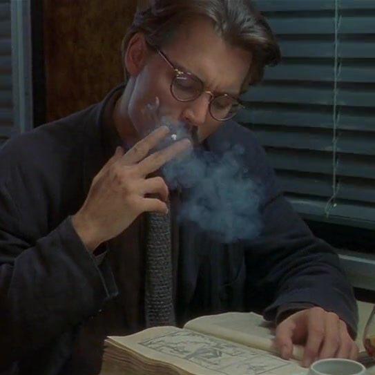 Johnny Depp as Dean Corso, The Ninth Gate (1999) .