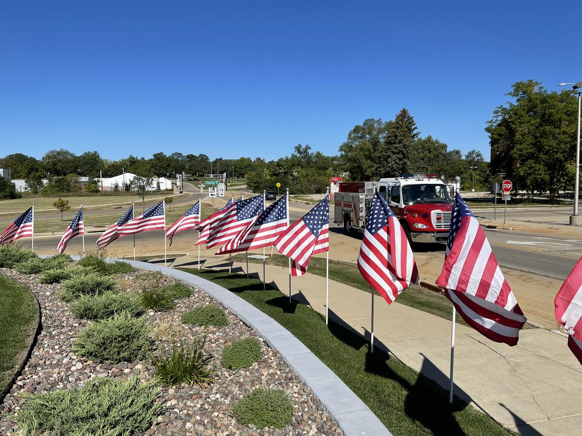 win911memorial's tweet photo. The memorial is in great order and all set to welcome everyone to our 20th Anniversary 9/11 ceremony this Saturday at 10 AM. Join us in unity and celebration of our heroes. https://t.co/t2hrItEfag