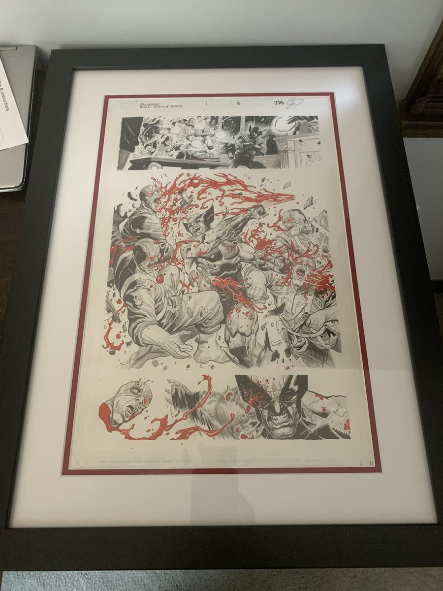 Jason D'Ambroiso (@unstoppablejd) on Twitter photo I know you are busy on the big time #Wolverine story coming up <a href="/joshuacassara/">JOSH Cassara</a> but check out some of your babies finally framed! Going on the wall next… I know you are busy on the big time #Wolverine story coming up <a href="/joshuacassara/">JOSH Cassara</a> but check out some of your babies finally framed! Going on the wall next…