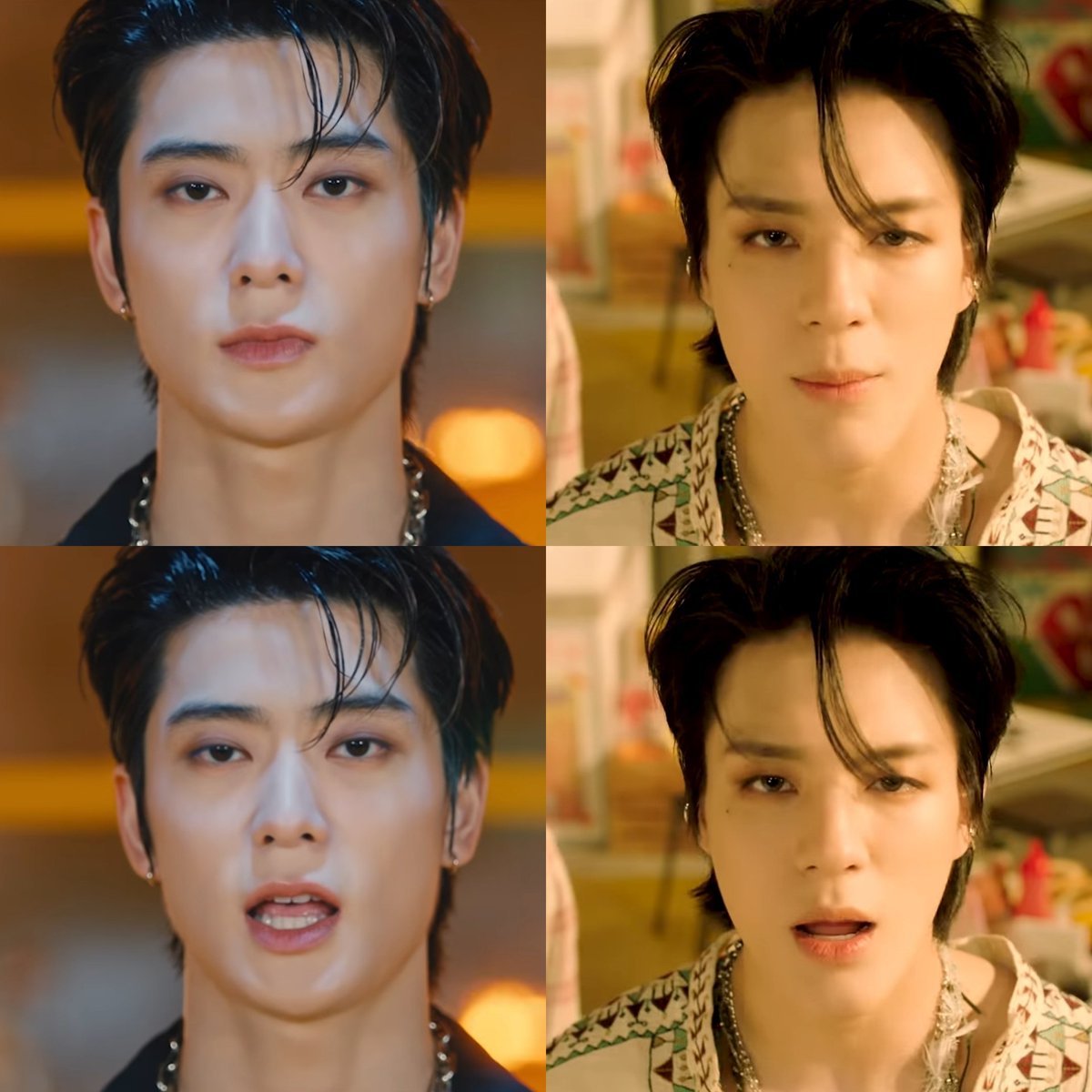 Jeddonghae's tweet image. This Jaehyun       with     This Jeno
Lemonade                        Golla ma dish