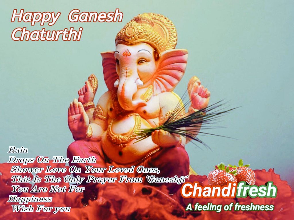 Rain 
Drops On The Earth
 Shower Love On Your Loved Ones,
 This Is The Only Prayer From 'Ganeshji'
 You Are Not For 
Happiness
 Wish For you
#HappyGaneshChaturthi 
<a href="/chandifresh/">Chandifresh Official</a> @DovalAjeet <a href="/narendramodi/">Narendra Modi</a>
