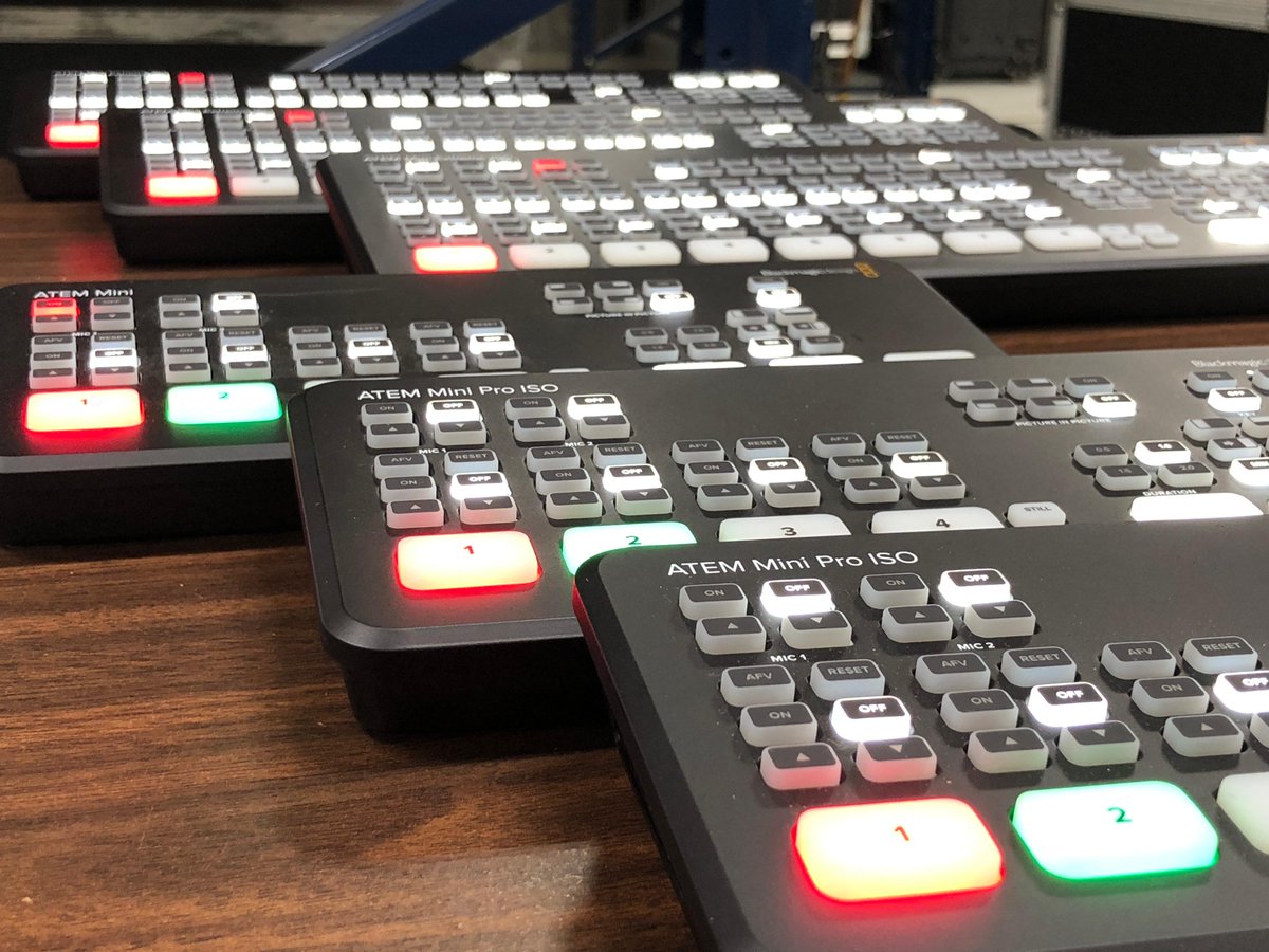 Source1AV's tweet image. Prepping switchers &amp;amp; encoders  for a long stretch of virtual &amp;amp; hybrid events. Have questions about how to handle your webcast? Message anytime! #eventtech #eventprofs #cmp #virtual  #virtualmeetings #hybrid #hybridmeetings #livestream #webcast #webinar #boston @Blackmagic_News