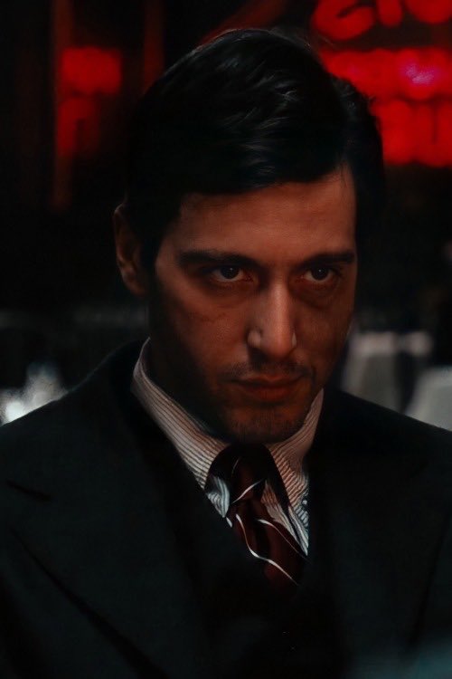 Al Pacino as Michael Corleone in THE GODFATHER (Francis Ford Coppola , 1972)