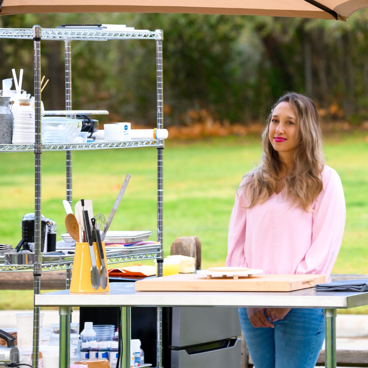 AHHH!! I’m on the first <a href="/hulu/">Hulu</a> baking competition show #bakersdozen!! Watch me bake like my life depends on it on Oct. 7!!!!