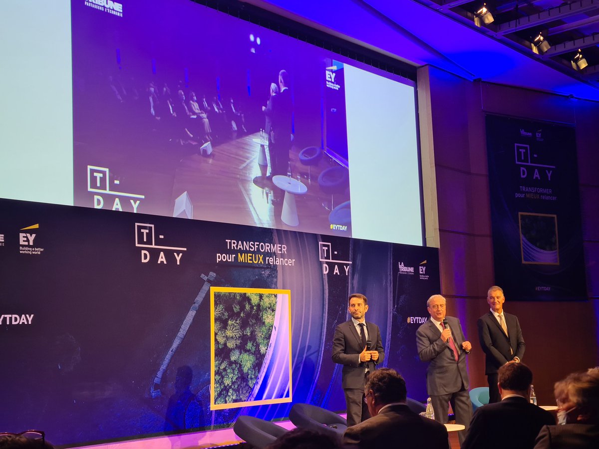 GuillaumRouger's tweet photo. Heureux de participer au #EYTDAY organisé à Bercy au ministère @Economie_Gouv, par @EYFrance avec @LaTribune. Merci à @BrunoLeMaire pour ses mots d'introduction ainsi qu'à tous les dirigeants d'entreprise présents pour cet événement consacré à la transformation de notre économie. https://t.co/ZM4oW6cThg