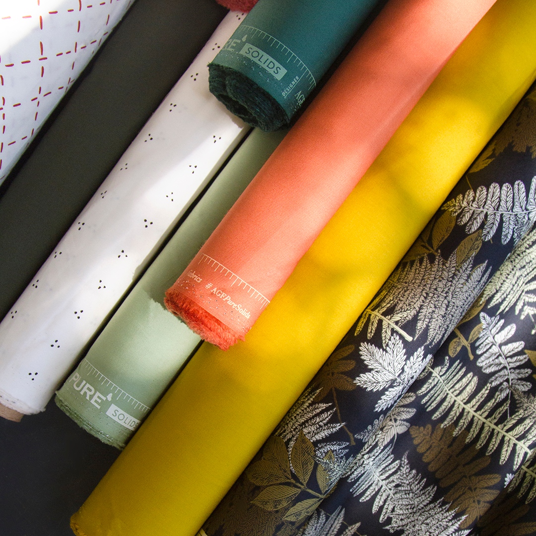 ArtGalleryFab's tweet photo. Cottagecore but let’s make it✨ MOODY ✨Combining prints like our “Coziness Marshmellow,” Bonnie Christine’s “Dots Green Thumb,” Amy Sinibaldi’s “Ink Light” and earthy Pure Solids colors that we think would make the snuggest patchwork quilt.💌

 #artgalleryfabrics #fabricpull https://t.co/HfHPAbL7Wm