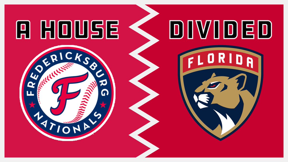 A HOUSE DIVIDED 
Fredericksburg Nationals / Florida Panthers https://t.co/sYgHxXiVrE