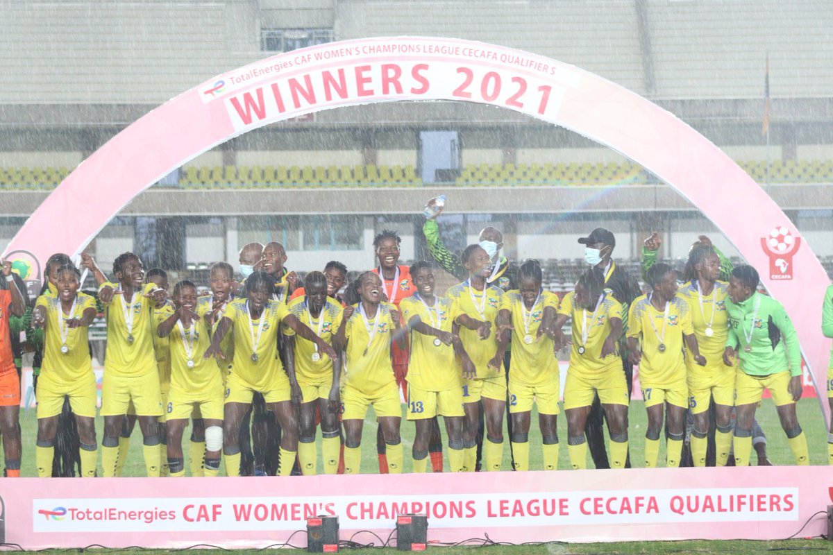 Vihigaqueensfc's tweet photo. And here comes the BEST WOMEN FOOTBALL CLUB in EAST and CENTRAL AFRICA!!!! 

@CafWcl CHAMPIONS

EGYPT here we come🏃🏃🏃

Kitaleleweka!

#VihigaQueens
#LegacyMakers
#CECAFA2021 https://t.co/UZw86aQddX