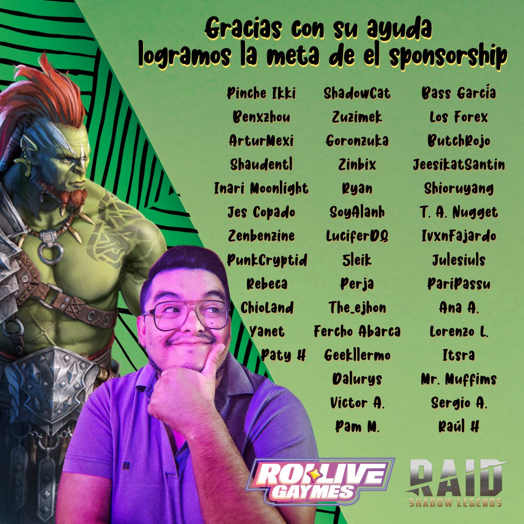 Roi_Bear_'s tweet photo. Magical Friends Gracias a ustedes logre todas las metas de el 1er Sponsorship del canal!!!
Que el universo mágico los colme de bendiciones.
#TwitchStreamers #gaminglifestyle #candystreamsmx https://t.co/TPl6mkJYkt