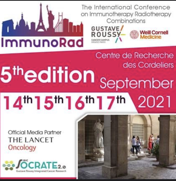 @Immunorad21 Conference in less than one week thanks to our sponsors, educational and media partners. @Roche @AstraZeneca @Xstrahl @MSD France @Boehringer Ingelheim @PrecisionxRay @RefleXion Medical @sitcancer @TheLancetOncol #radonc #immunotherapy #radiotherapy #oncology