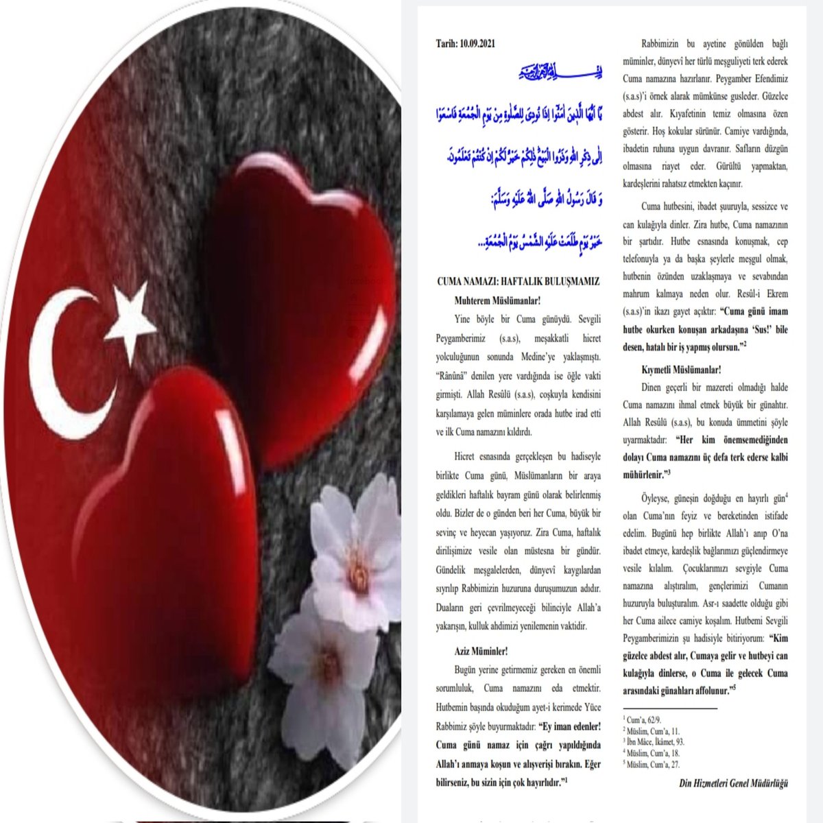 CUMAMIZ MÜBAREK OLSUN HAYIRLI CUMALAR