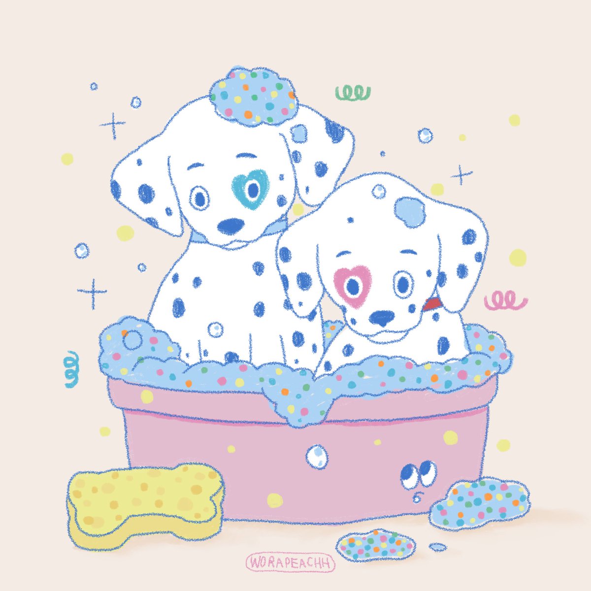 🐕‍🦺🐕‍🦺🛁🧽 ₊˚