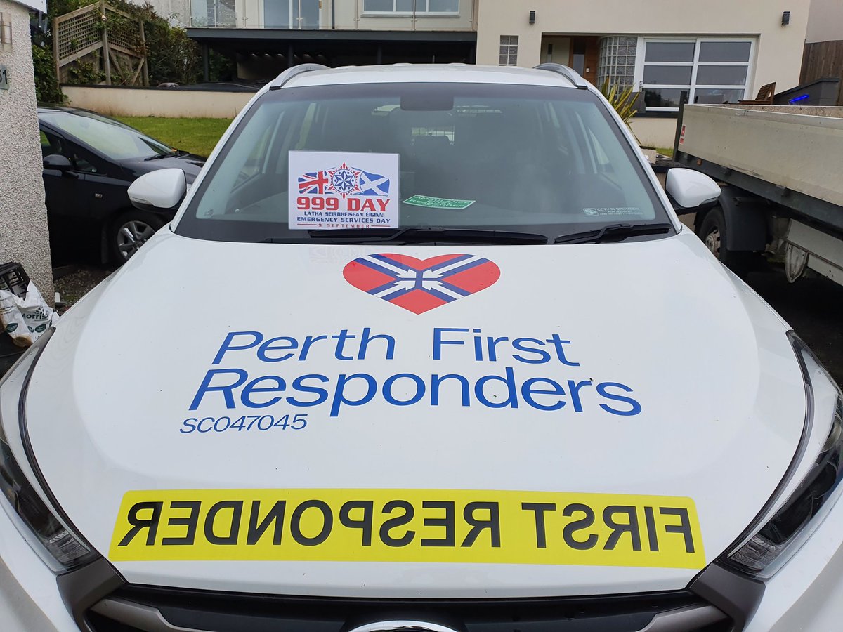 FruPerth's tweet image. Today is Emergency Services day, and Perth First Responders are on shift supporting it!
#999Day #team999 #volunteer 
@Hyundai_UK @SSE @ArnoldClark