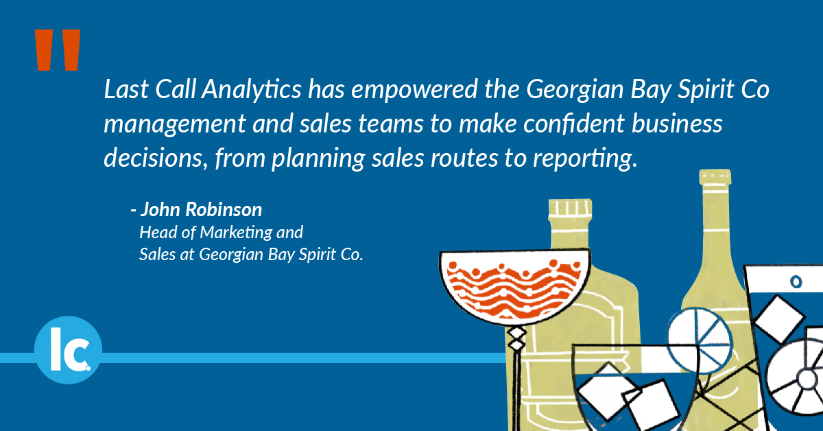 Last Call Analytics (@lastcalla) on Twitter photo Last Call Analytics has empowered the <a href="/GBaySpiritCo/">GeorgianBaySpiritCo.</a> management and sales teams to make confident business decisions, from planning sales routes to reporting. See what #LCA can do for your business! Last Call Analytics has empowered the <a href="/GBaySpiritCo/">GeorgianBaySpiritCo.</a> management and sales teams to make confident business decisions, from planning sales routes to reporting. See what #LCA can do for your business!