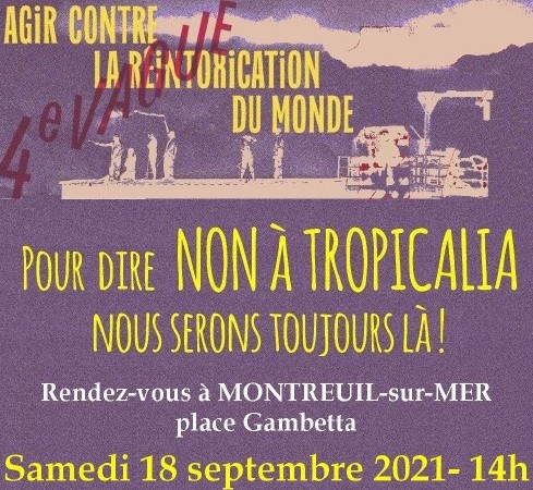AttacFlandre's tweet photo. En tout cas, nous, nous serons plus que 66 personnes ce samedi 18 septembre à #MontreuilSurMer pour dire #NonAtropicalia !!
#agir17
#reintoxication
#GPII
#artificialisation
@InfoVoisin @NordPdc https://t.co/gG9hsRCCxQ