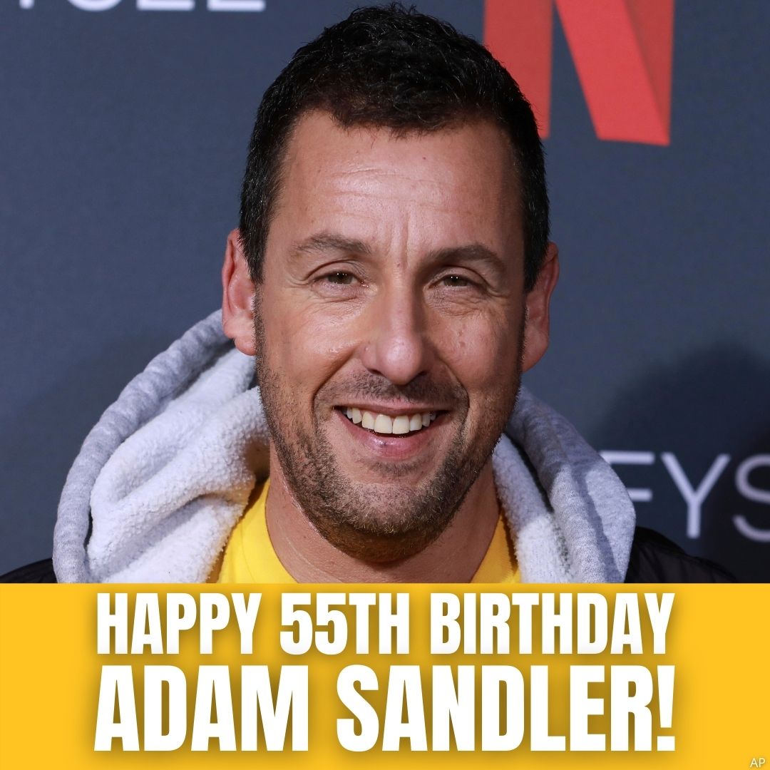 HAPPY BIRTHDAY! Adam Sandler turns 55 today. 