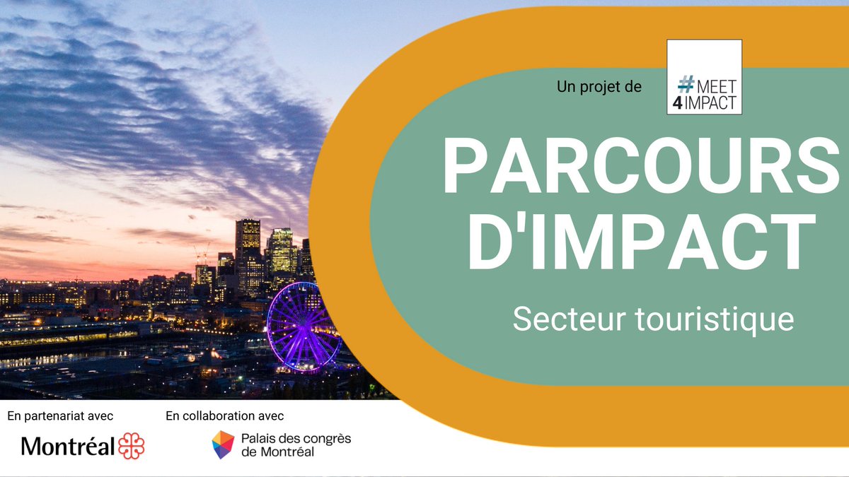 ✅ Votre entreprise en tourisme est située sur Montréal?
✅ Vous souhaitez intégrer les principes du #tourismedurable dans la stratégie de votre entreprise et avoir un #impact positif à travers vos actions? 👉RDV sur le site: ow.ly/cnyr50G6czS
#développementdurable