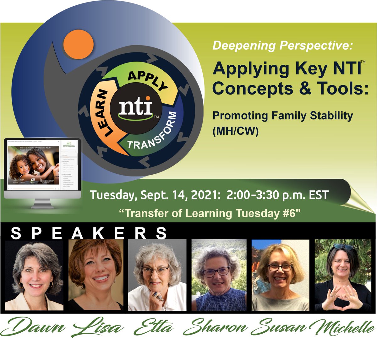 NTI_CASE's tweet photo. Join us Sept. 14, 2:00pm EST and share with others! #ChildWelfare and #MentalHealth pros are invited to participate &amp; gain insights for better outcomes working with #foster/adoptive/guardianship youth and families. Six speakers. REGISTER: https://t.co/m130HCfGjn

@ChildWelfareGov https://t.co/y1ajIPBIGc