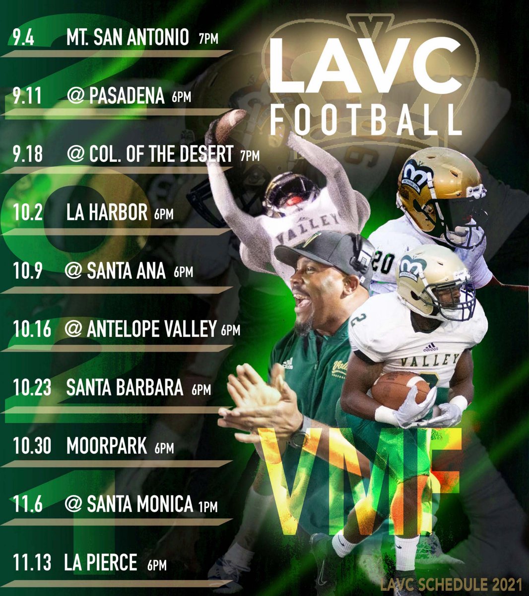 Los Angeles Valley College Football tweet media