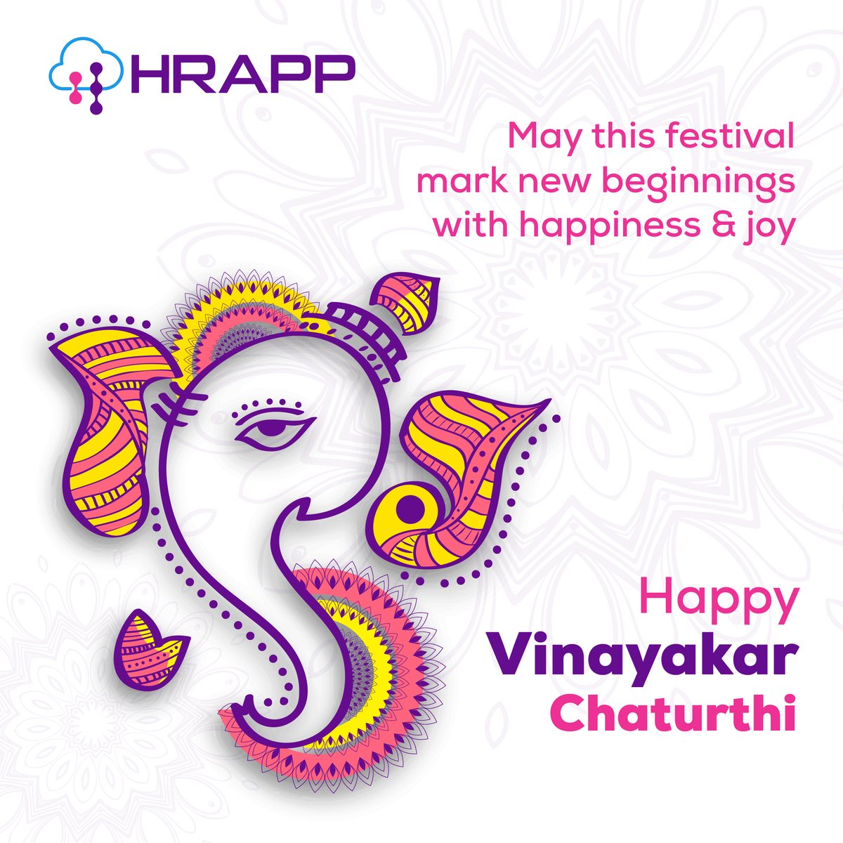 hrapponcloud's tweet photo. May Lord Vinakaya bring you good luck and good fortune. 

#HRAPP wishes you all a very happy Ganesh Chaturthi! 🌺

#happyganeshchaturthi🙏 #ganeshchaturthi2021 #lordganesha #festival #celebration #ganapathipapamoriya #ganapathibappa #vinayakachathurthi #ganapathifestival https://t.co/pnAU8R6AF7