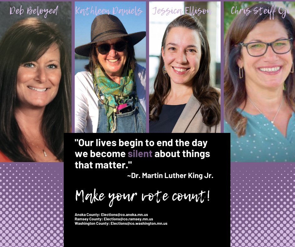 Here is some information regarding absentee ballots. If you’re like me, you probably don’t want to be in a crowded poll office.  

Here is the link for more information. You can email your application to the emails below based on your county. 

sos.state.mn.us/elections-voti…