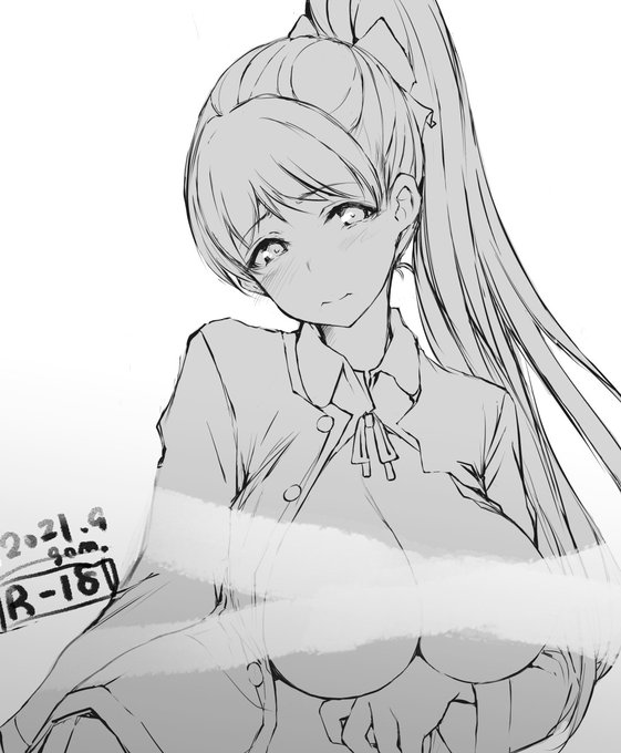 10月の新刊はコミ1合わせで葉月恋の薄い本を予定したりヾ(:3ノシヾ)ノシ□表紙案□#lovelive #葉月恋 #comic1 